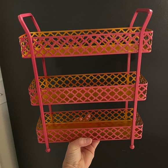 Pink and Gold 3-Tier Metal Counter Top Storage Organizer - Picture 10 of 16
